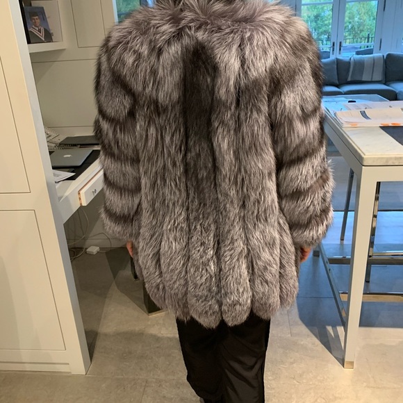 Real fox fur jacket - Picture 4 of 5